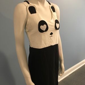 Panda Heart-Eyes Short Dress